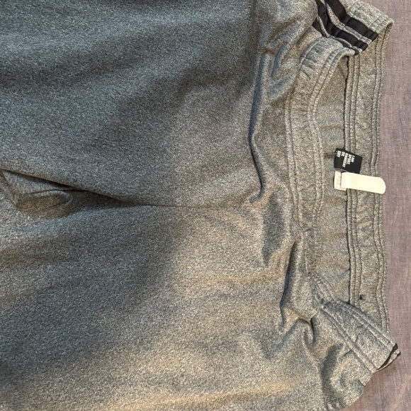 Mens Large Grey Sweatpants Adidas *no string* - Picture 3 of 3